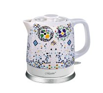 Elektriskais tējkanna Maestro MR-068-MOSAIC, keramiska 1,5 L, 1500 W, bezvadu 360° pamatne, slēpts sildīšanas elements