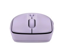 Bezvadu ambidekstrāla pele HP 400 Quiet Purple — RF un Bluetooth, 6000 DPI, 5 pogas, darbināma ar baterijām