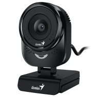 Webkamera Genius FaceCam 1000X Q Black — 720p HD video, iebūvēts mikrofons