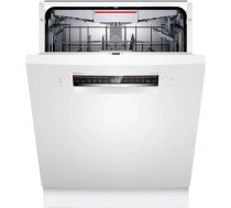 Iebūvējamā trauku mašīna Bosch SMU4HVW72S — 60 cm, 13 galdu komplekti, 6 programmas, enerģijas klase E, displejs, balta
