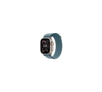 Viedpulkstenis Apple Watch Ultra 3 GPS + Cellular 49 mm Natural Titanium ar Light Blue Alpine Loop siksnu (Large)