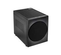 Datora korpuss CHIEFTEC CI-03B-OP Cube Black — Cube formfaktors, atbalsta Micro ATX/Mini-ITX, 2×3,5" + 2×2,5", 1×200 mm priekšējais ventilators