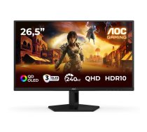 AOC Q27G41ZDF QD-OLED datormonitor 26,5" (67,3 cm) 2560×1440 WQHD, 0,03 ms, USB hub, VESA, melns/sarkans