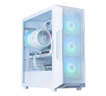 Datora korpuss ZALMAN i3 NEO ARGB V2 WHITE Midi Tower, rūdīts stikls, 3x120 mm priekšējie ventilatori, atbalsta ATX/Mini-ITX
