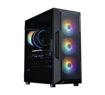 ZALMAN Mid Tower PC korpuss I3 NEO V2, melns, 4x RGB ventilatori, atbalsts ATX/microATX