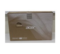 Monitors Acer Vero CB242YGbipr 24" IPS FHD 1920x1080 120Hz 1ms 250 cd/m² VGA/HDMI/DP AdaptiveSync melns