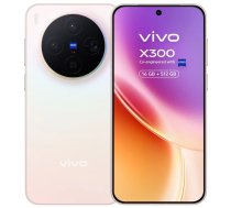 Viedtālrunis Vivo X300 5G Dual SIM – MediaTek Dimensity 9500, 16 GB RAM, 512 GB atmiņa, 6,31" 2640×1216, 200 MP/50 MP, 6040 mAh, IP68/IP69, rozā