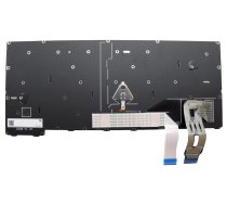 Klaviatūra Lenovo ThinkPad T14 Gen 5 — modelis 5N21M37810, melna/daudzkrāsaina
