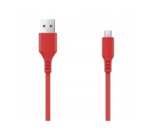 USB uz USB‑C kabelis Setty 1.8 m 2A sarkans