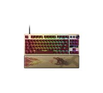 Spēļu mehāniskā tastatūra Razer Huntsman V3 Pro Tenkeyless 60% QWERTY UK International USB Optiskie slēdži RGB Dzeltens/zelta