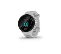 GPS skriešanas pulkstenis GARMIN Forerunner 55 Whitestone — iebūvēts GPS, pulsa mērīšana uz plaukstas, aktivitātes un miega uzskaite
