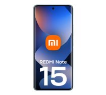 Viedtālrunis Xiaomi Redmi Note 15 — 6.77" (17.2 cm), MediaTek Helio G100 Ultra 2 GHz, 8 GB RAM, 256 GB, 108 MP triple kamera, 6000 mAh, zils