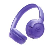 Austiņas JBL Tune 530BT bezvadu Bluetooth, apausu (circumaural) ar galvas lentu, 20–20000 Hz, 151 g, violeta
