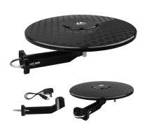 Omnivirzienu aktīvā TV antena MACLEAN MCTV-102, DVB-T/T2 HEVC, 174–230 un 470–698 MHz, USB 5V, 75 Ω, āra/iekštelpām