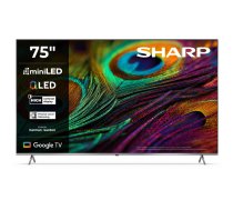 Sharp 4K QLED TV | 75JP7265E | 75 | Smart TV | Google TV | UHD