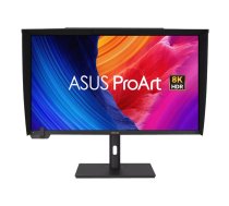 32" ASUS ProArt PA32KCX 8K Ultra HD (7680×4320) IPS LCD monitors, 5 ms, 1000 cd/m², USB 3.2 Gen 2, VESA, iebūvētie skaļruņi