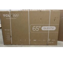 TCL 65" 4K QLED Smart TV Google TV modelis 65T8C — bojāta iepakojuma