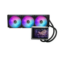 All-in-one šķidrumdzesētājs ASUS ROG RYUO IV 360 ARGB — 360 mm radiators, 120 mm ventilatori, melns