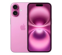 Viedtālrunis Apple iPhone 16 — 256 GB, 6,1" (2556×1179), A18, 48 MP dubultā galvenā kamera, Dual SIM, rozā