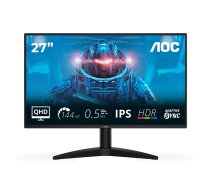 AOC 27" Q27B36X IPS LED monitors, 2560 x 1440 (Quad HD), 4 ms, 300 cd/m², VESA, melns