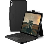 Klaviatūras vāks ar skārienpaliktni, urban armor gear 1K4006B14040 priekš Apple iPad 11" (2025) / iPad 10.9" (2022) / iPad Air 11" (2025 & 2024) — melns