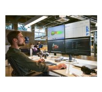 Vadāta pilna izmēra USB klaviatūra HP Business Slim v2 ar viedkartes lasītāju, melna, kabelis 1,8 m