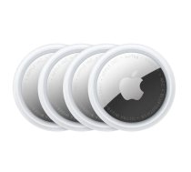 Meklētājs Apple AirTag sudraba/balts — komplekts 4 gab., CR2032 baterija, 11.8 g, Ø 31.9 mm