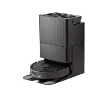 Roborock robotizētais putekļsūcējs Qrevo C Pro Black — bezmaisījumu 0,33 L, Li-Ion 5200 mAh, apaļš 350×96,5 mm