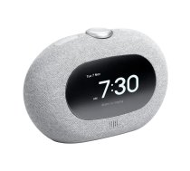 Pulkstenis-radio JBL HORIZON-3 — DAB/DAB+/FM, 5 W RMS, 65–20 kHz, LCD displejs, rotācijas skaļuma regulēšana, pelēks