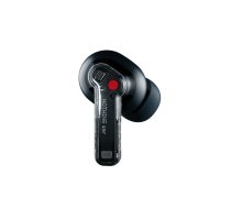 Austiņas Nothing Ear True Wireless Stereo (TWS) intraaurālas — zvaniem un mūzikai, caurspīdīgas/melnas