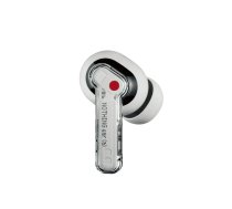 Austiņas Nothing Ear (a) TWS iekškanāla — intraaurālas, Bluetooth, USB Type-C, caurspīdīgas baltas