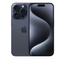 Atjaunots viedtālrunis RENEWED iPhone 15 Pro 128 GB zils, 6.1" Super Retina XDR, A17 Pro, 5G, IP68