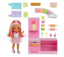 Spēļu komplekts lelle MGA Entertainment Rainbow High Little Dessert Shop ar Kandy — 140 mm, plastmasa, 4+