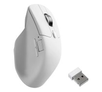 Pele Keychron M6 labrociskai RF Wireless + Bluetooth + USB-C optiskā 30000 DPI balta