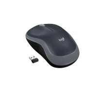 Bezvadu optiskā pele Logitech M185 — RF bezvadu, 1000 DPI, melna/pelēka