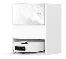 Robotputekļu sūcējs‑mops Xiaomi Dreame Aqua10 Ultra Track — kombi putekļu tvertne, 4 L ūdens tvertne, 3,2 L bāzes putekļi, Ø35 cm, balts