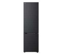 Brīvi stāvošs ledusskapis LG GBBS726BEV, 375 L kopējā ietilpība (262 L ledusskapis / 113 L saldētava), melns, No Frost, LED displejs