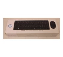 Klaviatūra un pele Dell KM555 — bezvadu (2.4 GHz, Bluetooth 5.1), US International QWERTY, atjaunots, melna