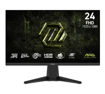MSI MAG 245F X24 Spēļu monitors 23.8 Collas Full HD 1920 x 1080 Rapid IPS LCD Melns 240Hz 0.5ms