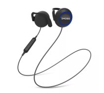 Bezvadu sporta austiņas Koss BT221I — Bluetooth, supraaurālas, ausu āķa dizains, 50–18000 Hz, melnas/zilas
