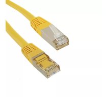 Qoltec Cat6, FTP, 0.25m tīkla kabelis Dzeltens 0,25 m F/UTP (FTP)