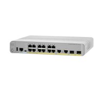 Cisco WS-C3560CX-12PD-S tīkla pārslēgs Vadīts Gigabit Ethernet (10/100/1000) Power over Ethernet (PoE) Balts