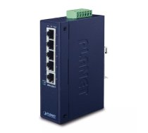 PLANET ISW-501T tīkla pārslēgs Nepārvaldīts L2 Fast Ethernet (10/100) Zils