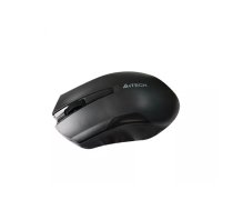 Bezvadu RF optiskā pele A4Tech G3-200N, 2.4 GHz, 1000 DPI, ambidekstra, USB‑A uztvērējs, melna