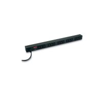 APC RACK PDU BASIC ZERO U 10A 230V energosadales vienība, PDU 15 Maiņstrāvas izvade (-s) 0U Melns