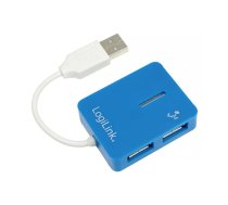 LogiLink USB 2.0 4-Port Hub 480 Mbit/s Zils