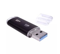 USB zibatmiņa Silicon Power Blaze B02 8 GB, USB 3.2 Gen 1 Type-A, melna, ar vāciņu