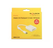 DeLOCK 62604 video kabeļu aksesuārs 0,2 m Mini DisplayPort DVI-I Balts