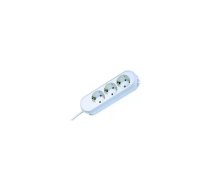 Bachmann 3x Schuko H05VV-F 3G 1.50mm² 16A/3680W 3m pagarinātājs 3 Maiņstrāvas izvade (-s) Balts