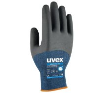 Uvex 6006207 aizsargcimdi Antracīts, Zils, Pelēks Elastāns, Viskoze, Poliamīds 1 pcs